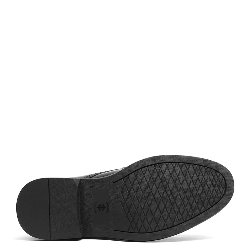 Boys' Vegan Leather Cap-Toe Dress Shoes