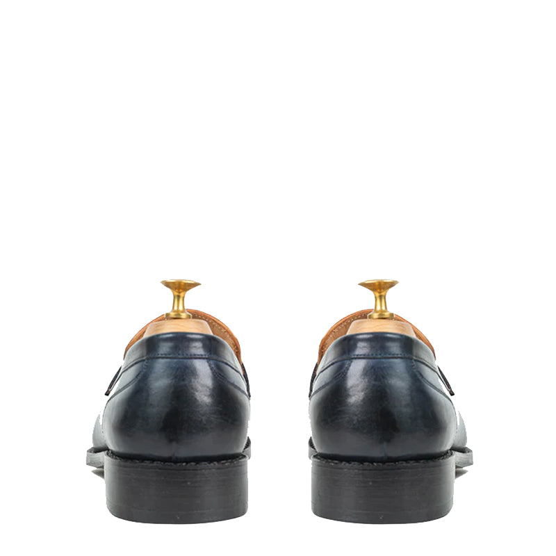 Leather Stacked Loafers for Man