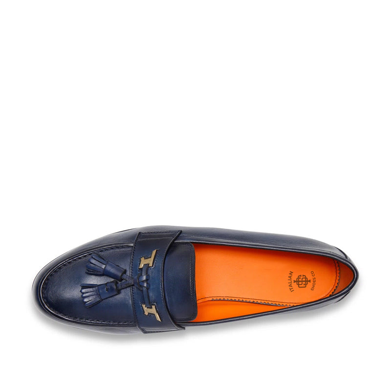 Andrea Tassel Leather Loafers For Men