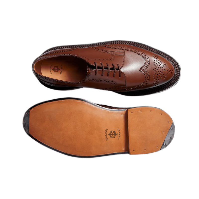 Triple Sole Derby Leather Shoes For Men