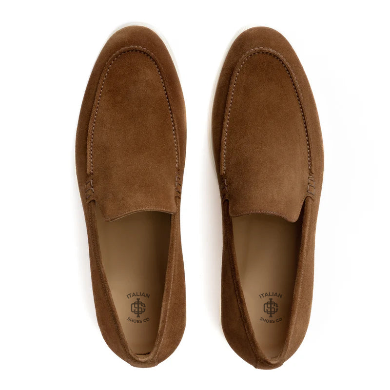 Men Suede Slip-On Leather Loafers