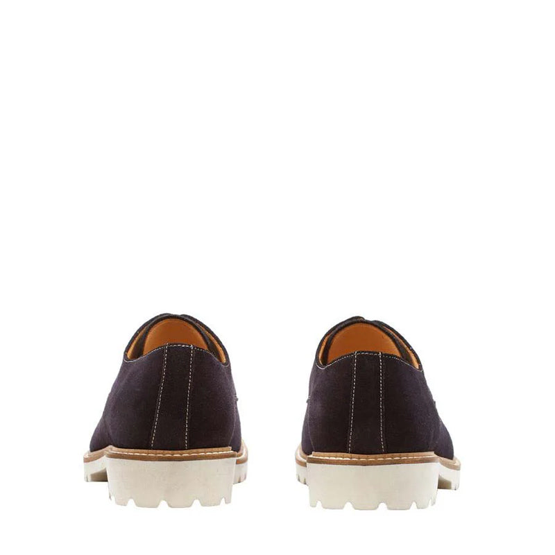 Classic Suede Leather Formal Derby Shoe Brown