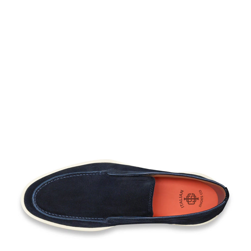 Burgundy Suede Loafer For Men