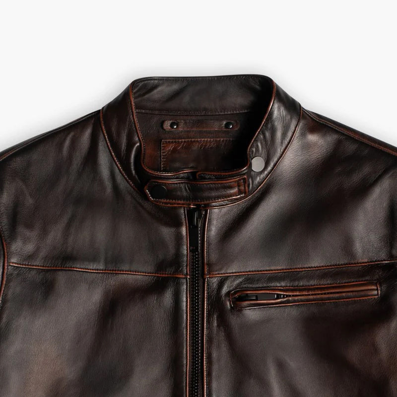 Pelle Scamosciata Jacket Burnt Copper