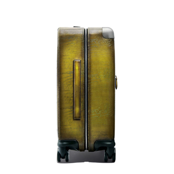 Luxury Eel Leather Trolley Case