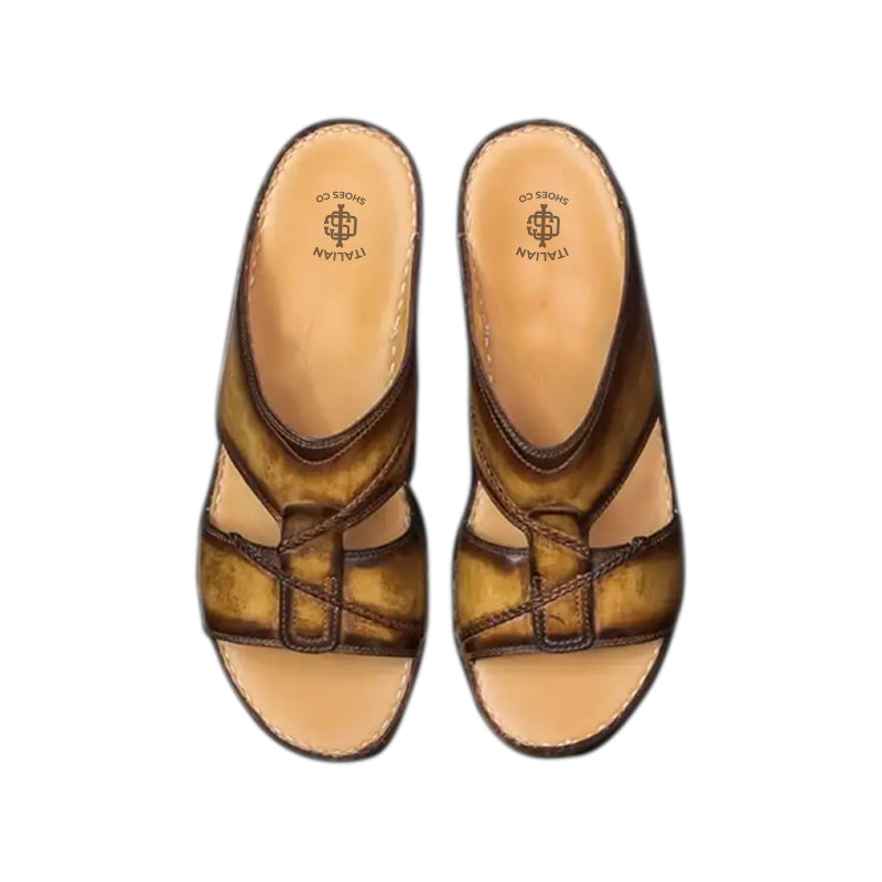 Handmade Solid Leather Comfort Arabic Sandal