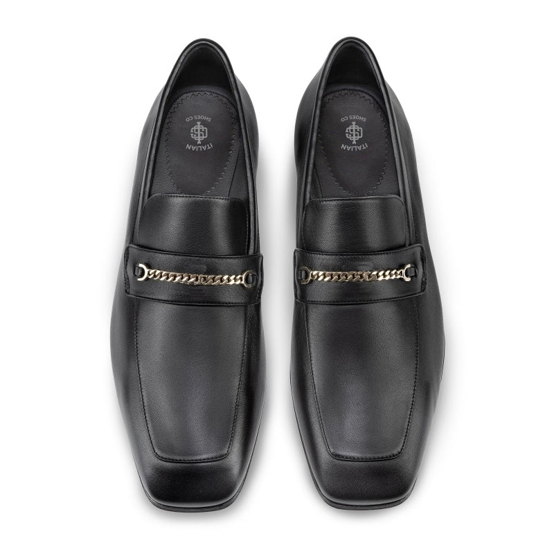 Men Casual Woven Leather Loafers