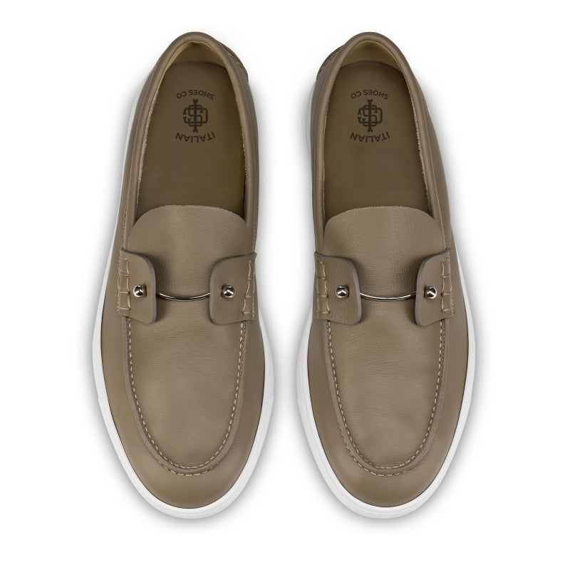 Handmade Slip-On Leather Loafers