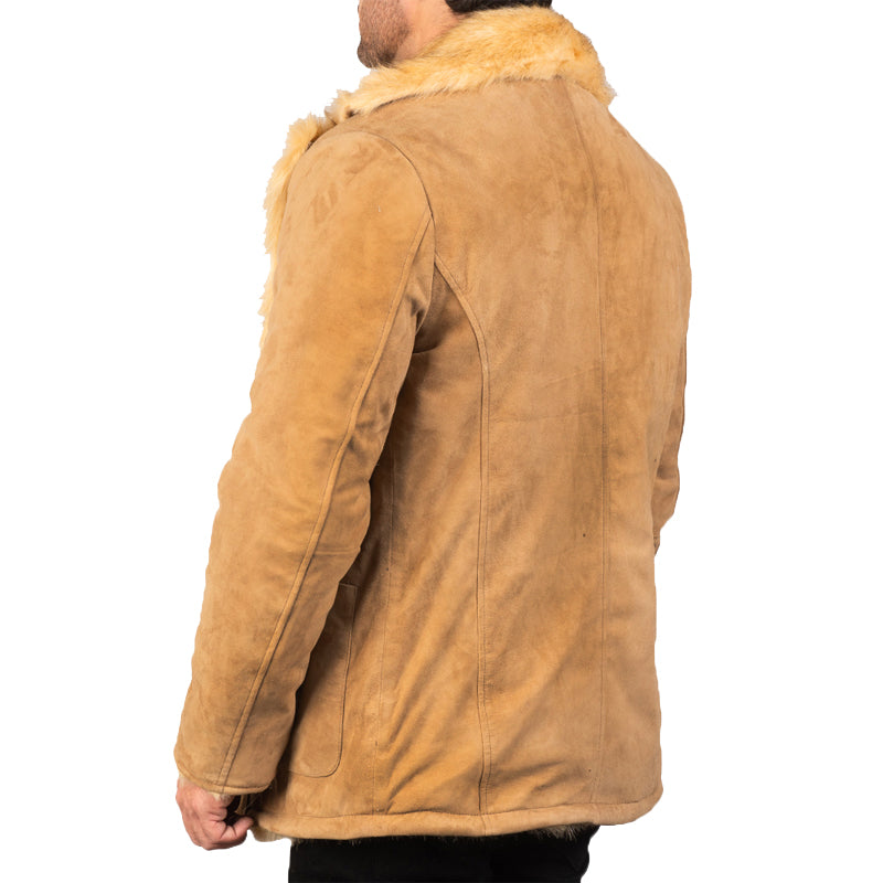 Furlong Suede Leather Coat For Men