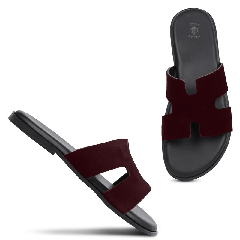 Suede H Style Slip On