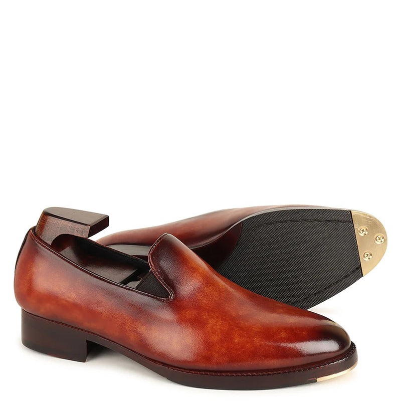 Patina Classic Leather Loafers