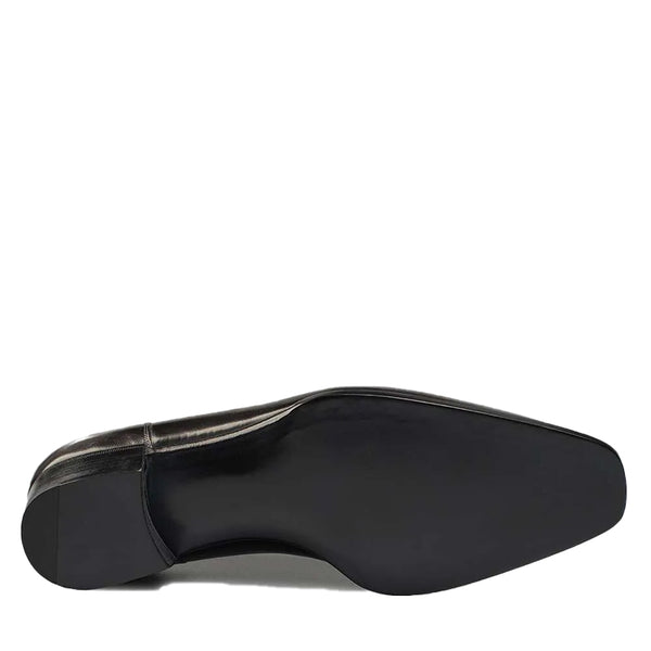 HandPainted Wholecut Split Toe Leather Oxford Shoe