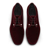 Men Suede Velvet Leather Maroon Derby Shoe – Italian Shoes Company