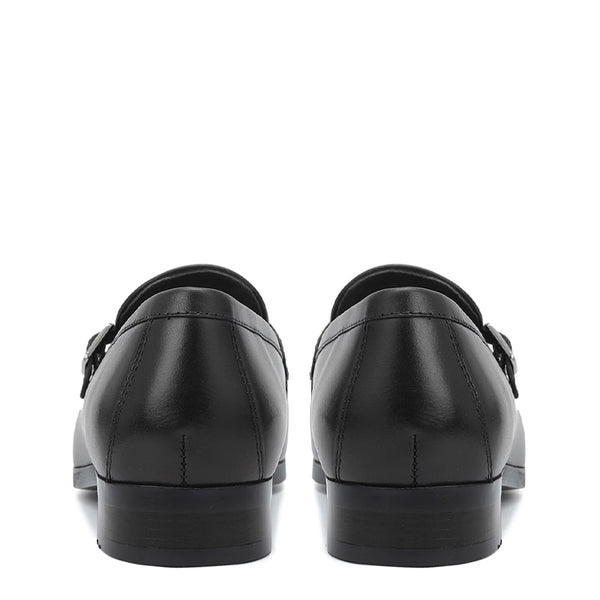 Men Classic Handmade Leather Double Monk Shoes