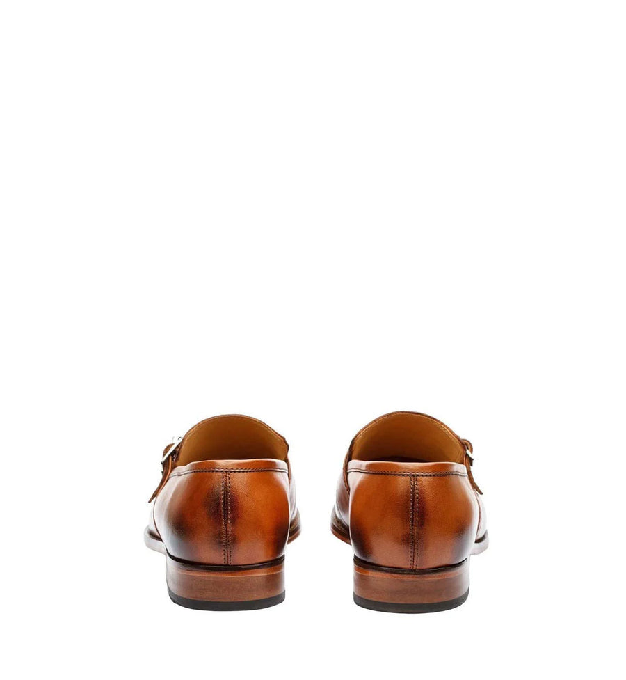 Luxury Double Strap Monk Shoe with Cord Stitch Detailing
