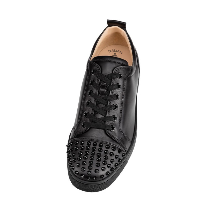 Men Solid Leather Lace Up Sneakers