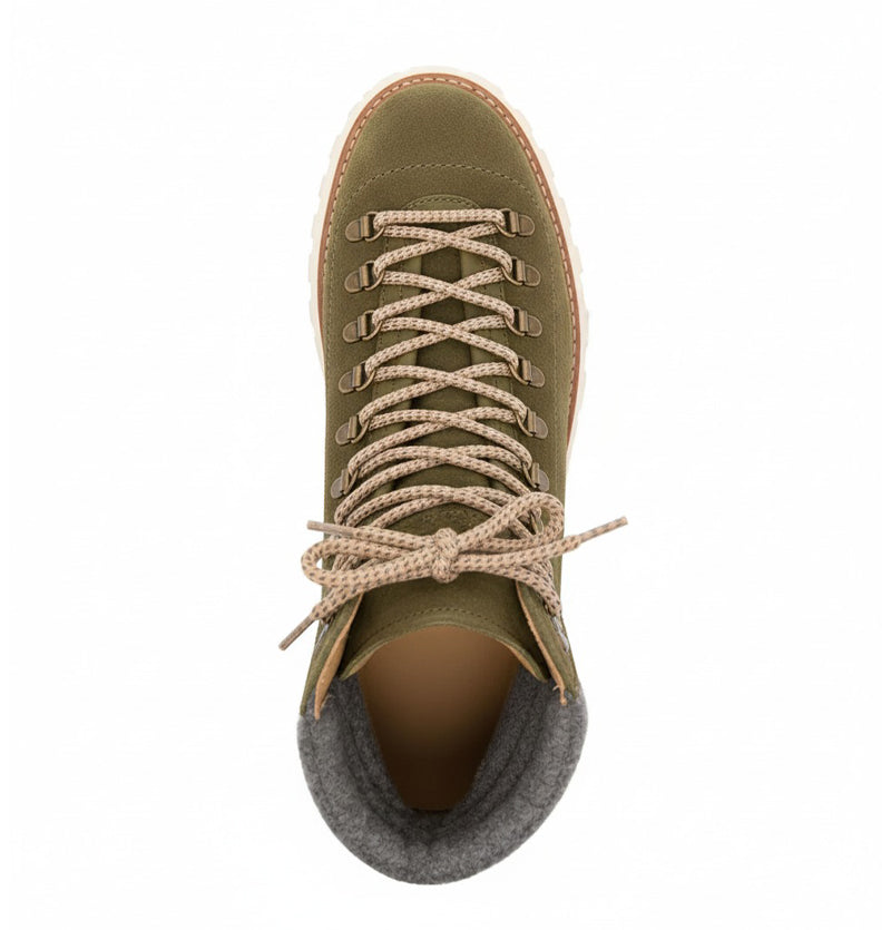 Lace up suede Ankle Boots