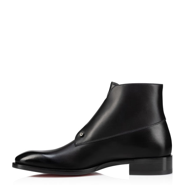 Double Monk Solid Leather High Ankle Boot