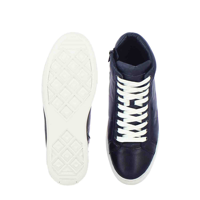 Lace-Up Leather Handcrafted Sneakers