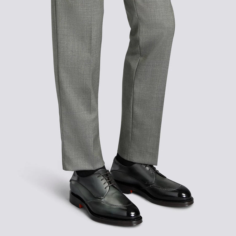 Premium Leather Derby Shoe For Men