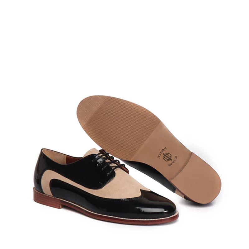 Patent Leather Derby Shoes