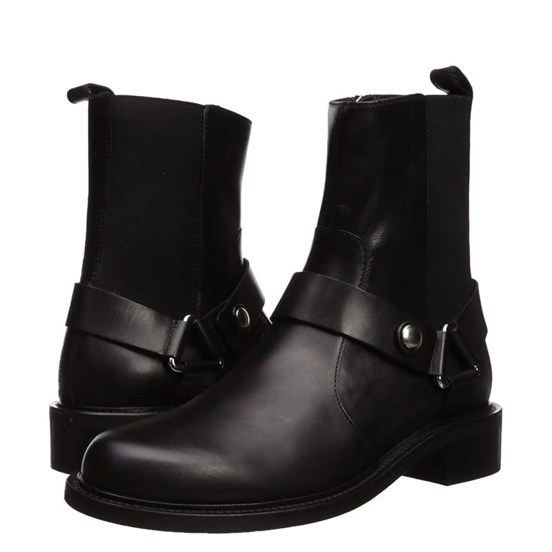 Men's Black Calf Leather Jodhpur Boot