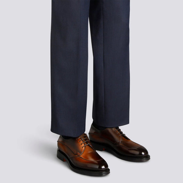 Premium Leather Derby Shoe For Men