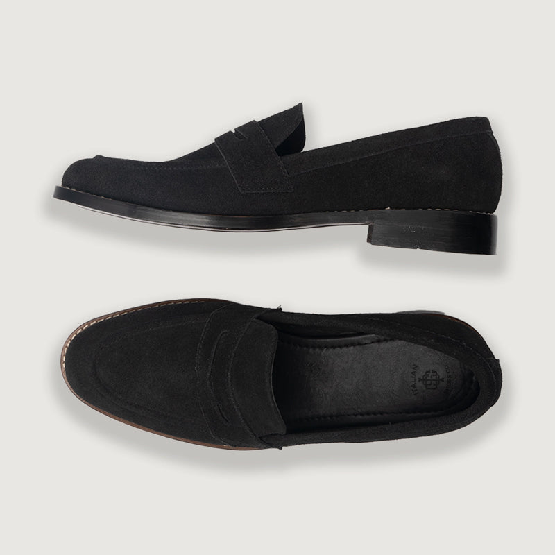 Baxton Suede Leather Loafers For Men