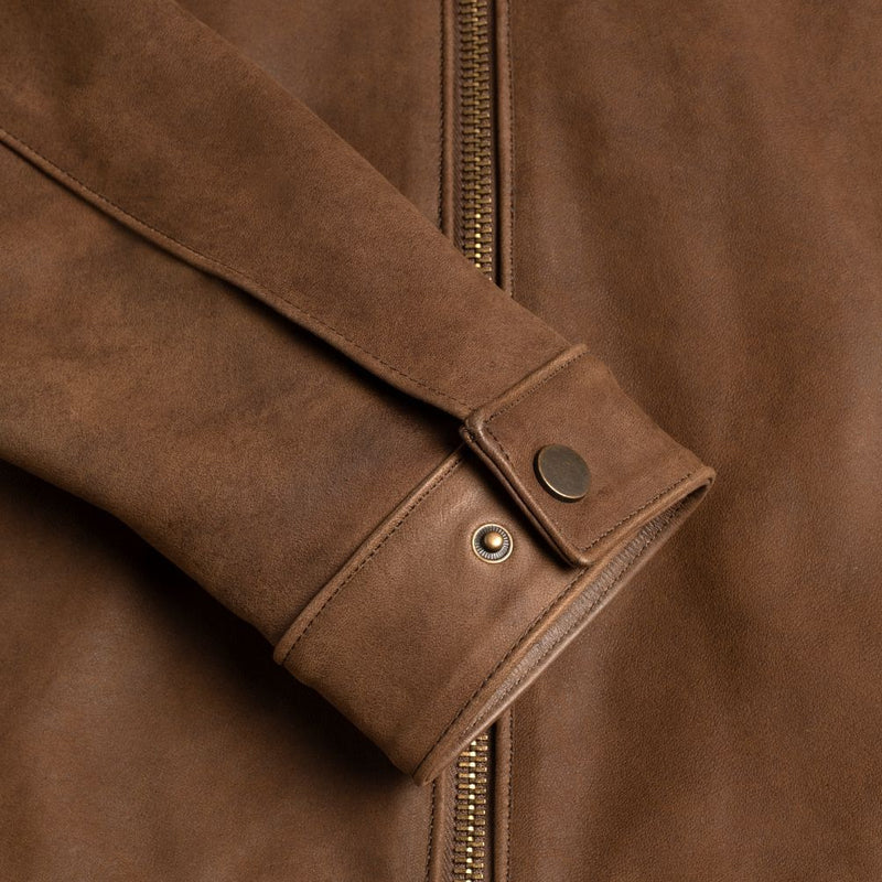 Pelle Scamosciata Jacket Walnut