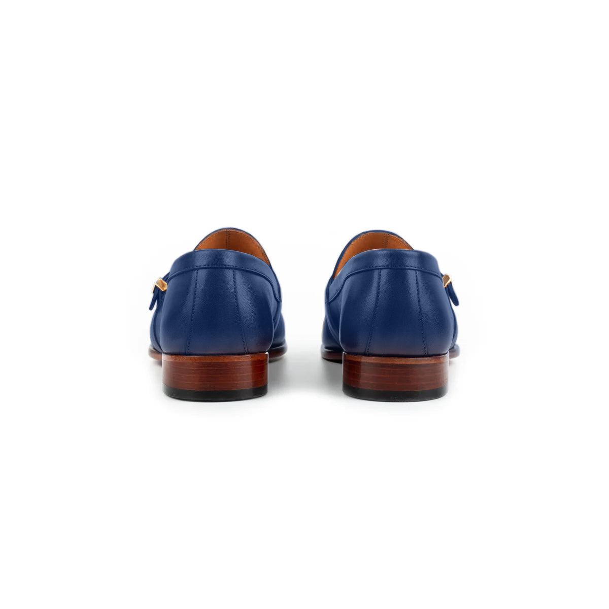 Enzo Copper Single Monk Strap Shoes