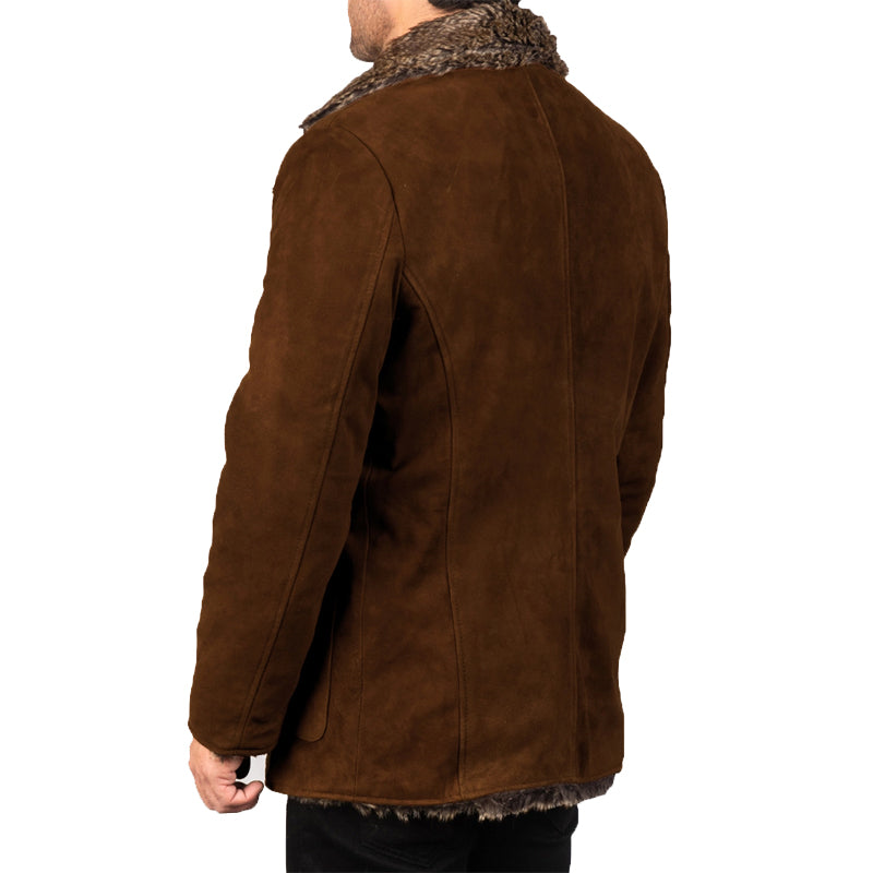 Furlong Suede Leather Coat For Men