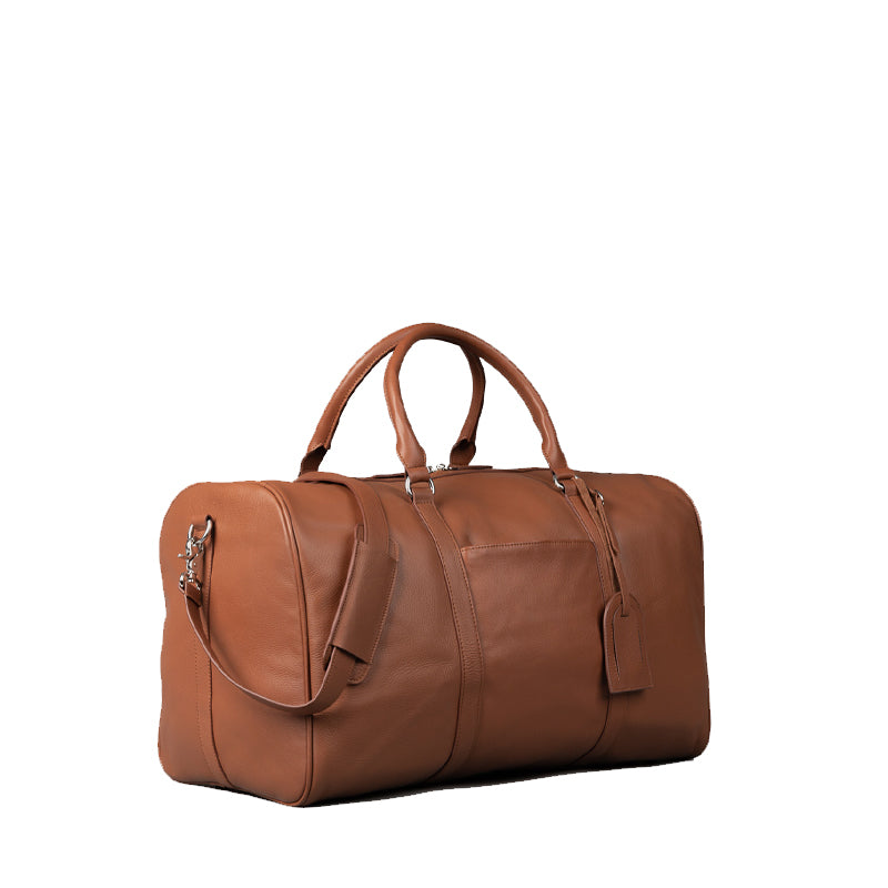 Darrio Vintage Brown Leather Duffle Bag