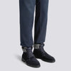 Men Suede Leather Ankle Boots With Fur-Trim – Italian Shoes Company