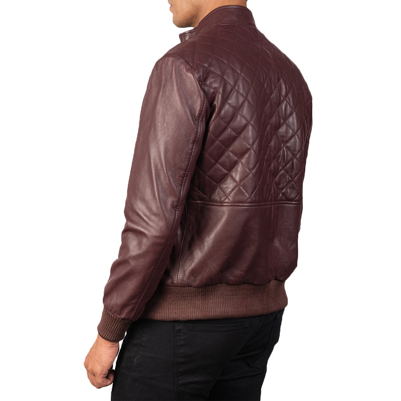 Moda Leather Bomber Jacket For Men