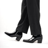 Patent Leather Cuban Heel Cowboy Boots Italian Shoes Company Patent Leather Cuban Heel Cowboy Boots Italian Shoes Company