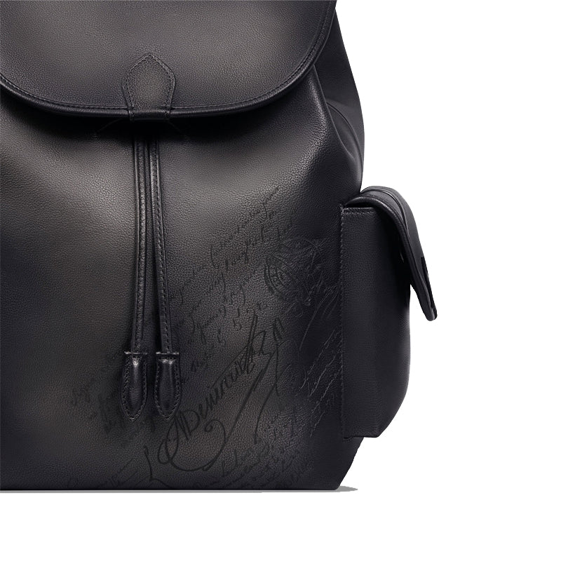 black leather ladies backpack Antelope Italian Leather Backpack – Italian Shoes Company