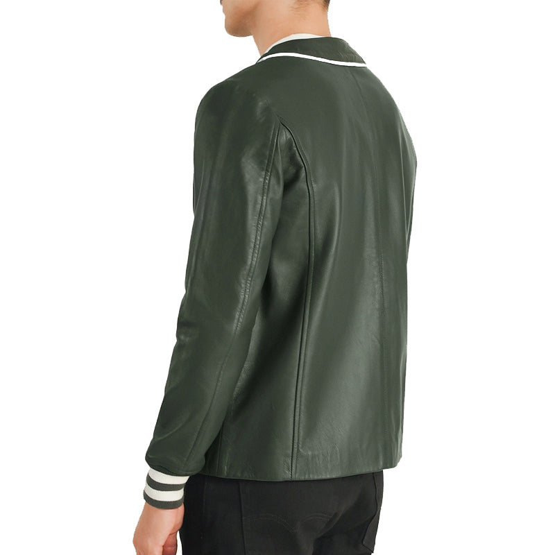 Willis Leather Bomber Jacket For Men