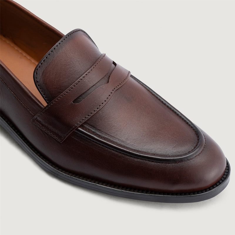 Baxton Leather Loafers For Men