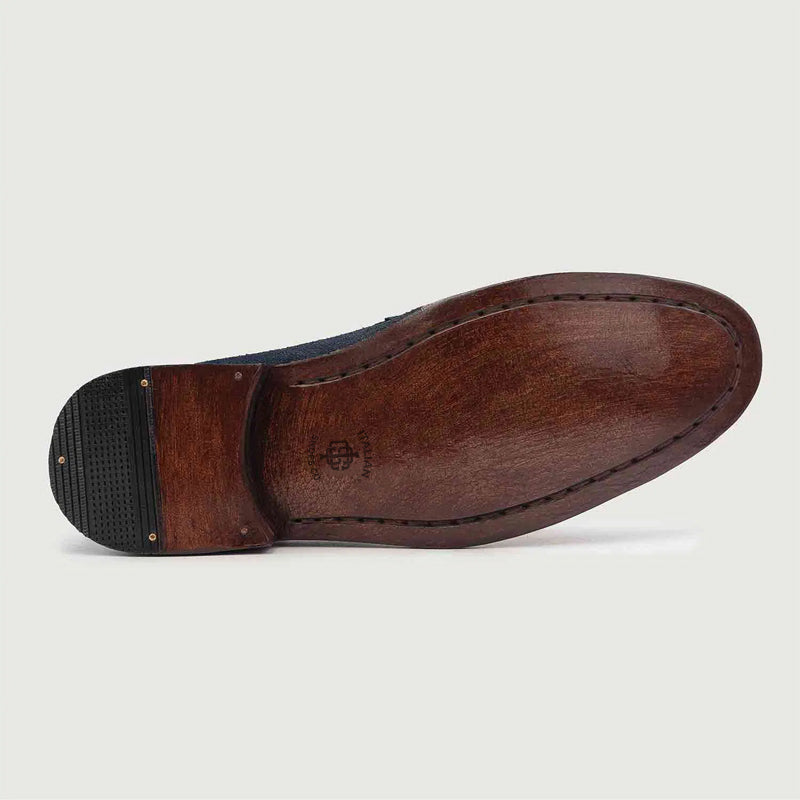 Baxton Suede Leather Loafers For Men