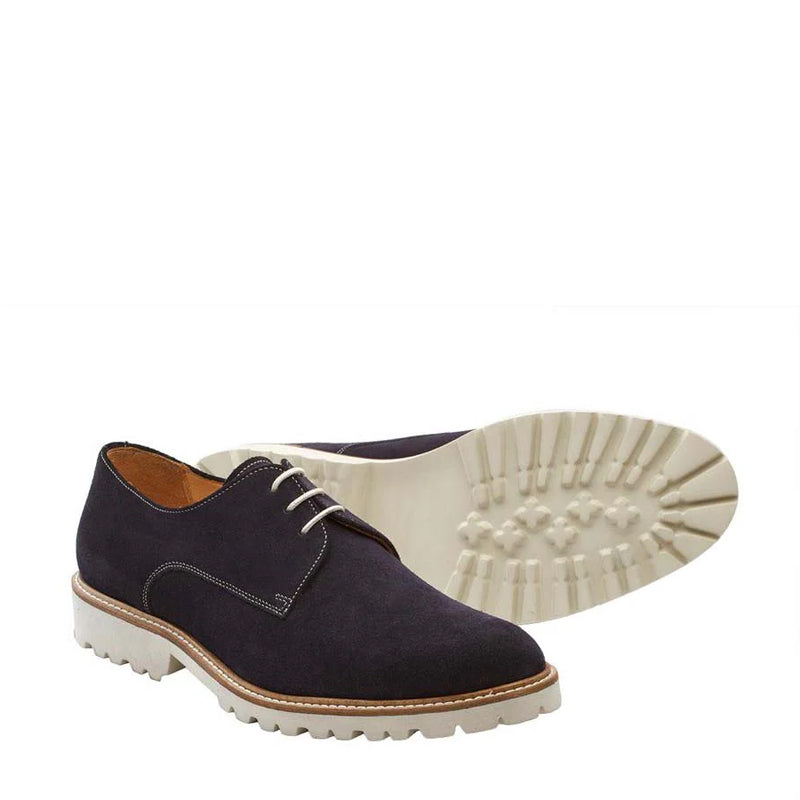 Classic Suede Leather Formal Derby Shoe Brown