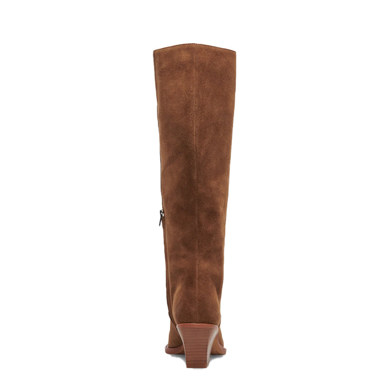 Women Knee High Boots With Side Zipper