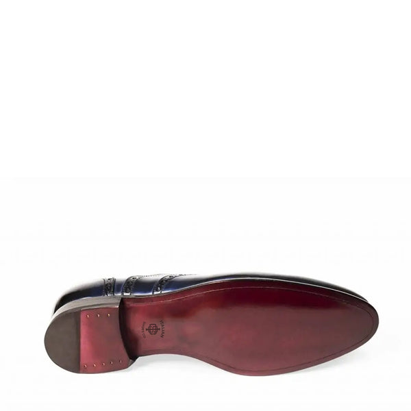 Wingtip Shiny Leather Oxford Tan Shoe