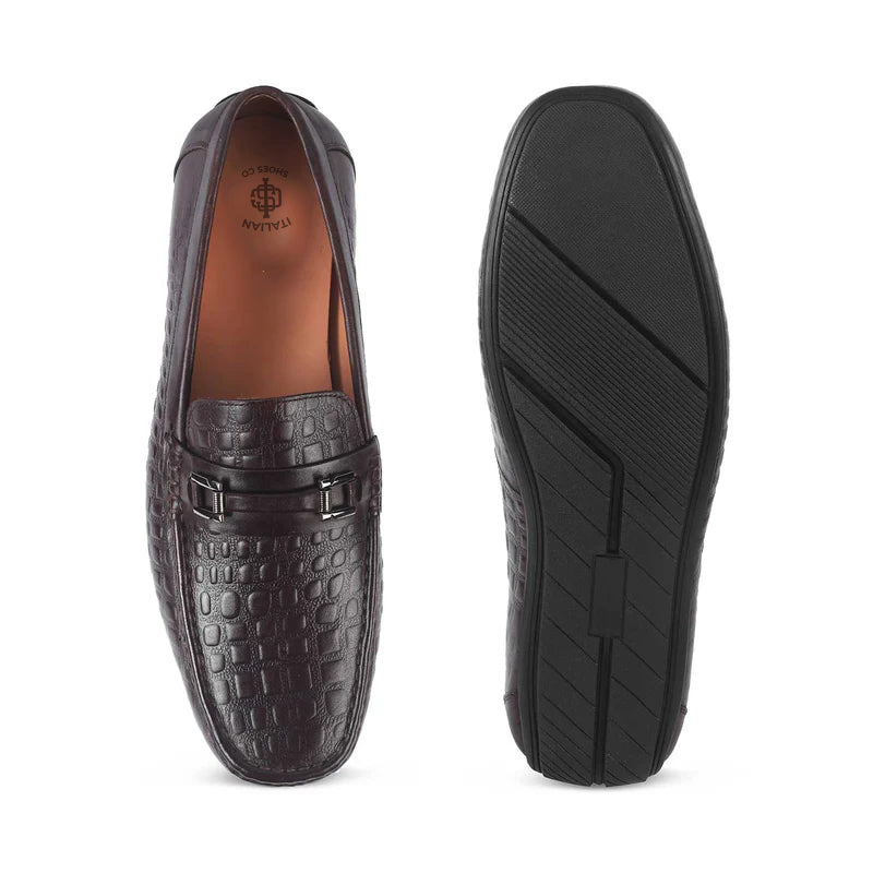 Men Casual Stylish Italian Leather Driving Loafer