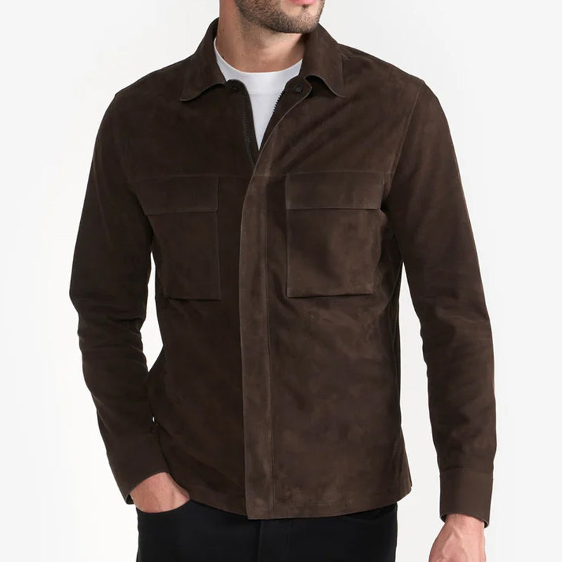 Blouson Jacket in Leather