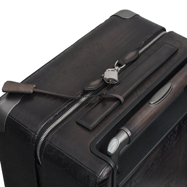 Luxury Eel Leather Trolley Case