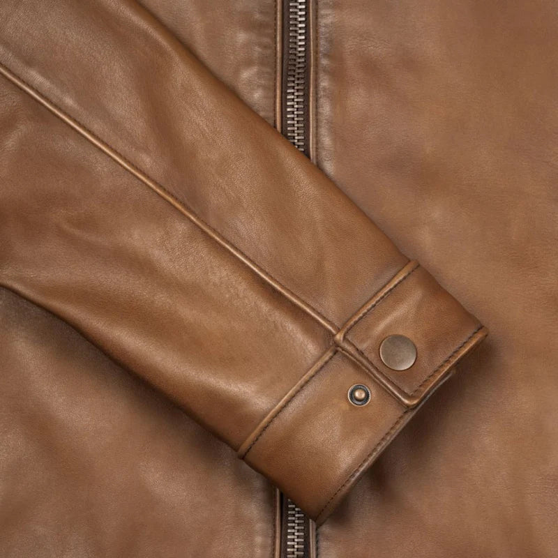 Pelle Scamosciata Jacket Walnut