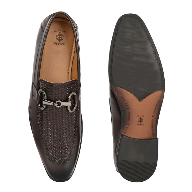 Classic Leather Horsebit Buckled Loafer