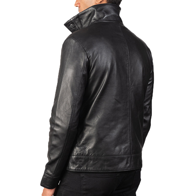 Columbus Leather Bomber Jacket For Men