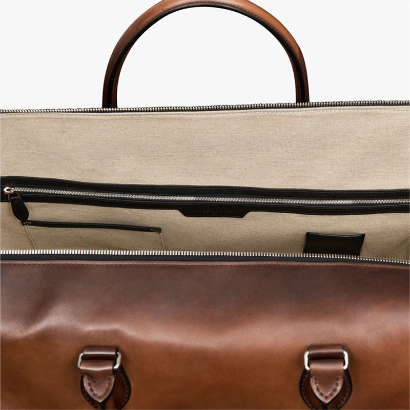 Grained Leather Duffle bag