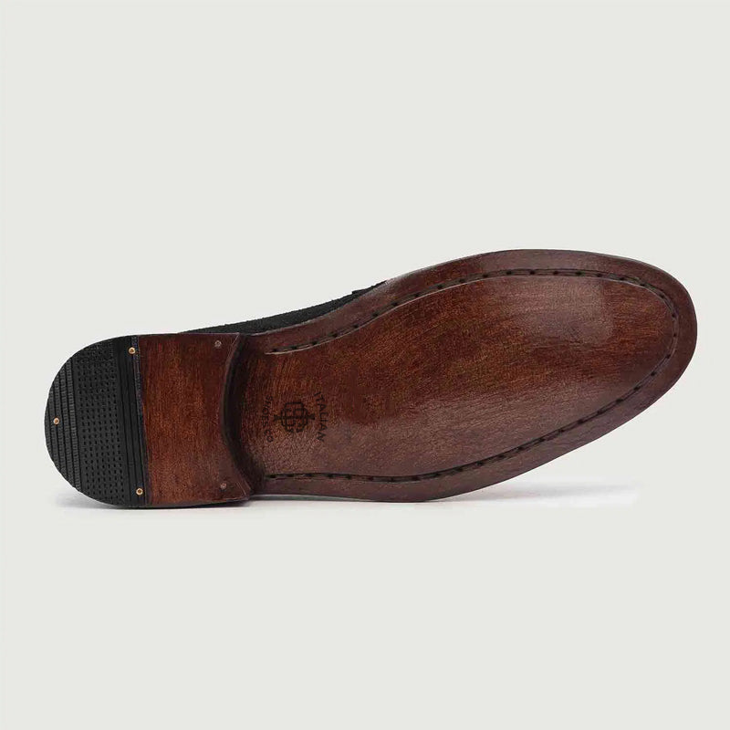 Baxton Suede Leather Loafers For Men